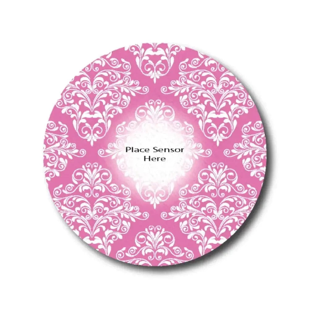 Single Patch / Libre 3 Pink Lace Underlay Patch for Sensitive Skin - Libre 3