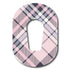 Single Patch / G6 Pink Plaid Pattern - Dexcom G6