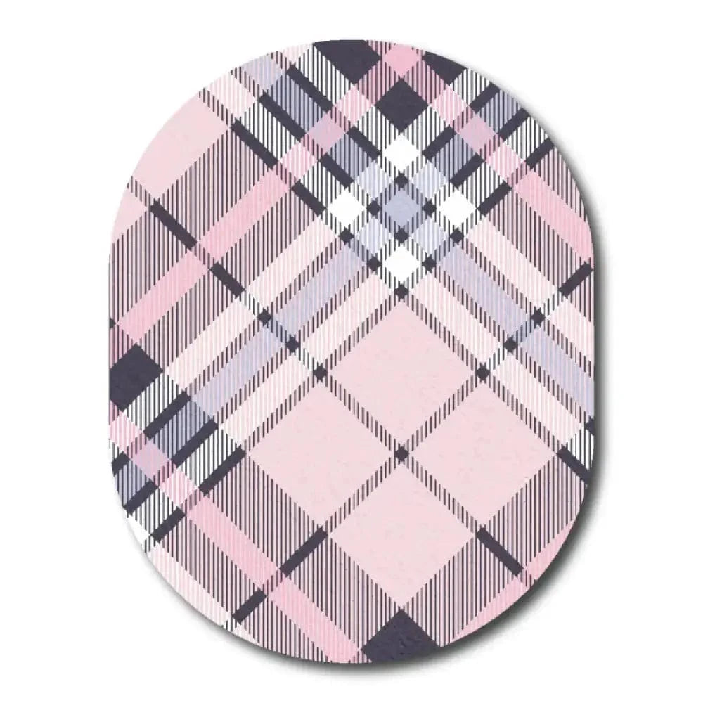 Single Patch / Guardian Pink Plaid Pattern - Guardian