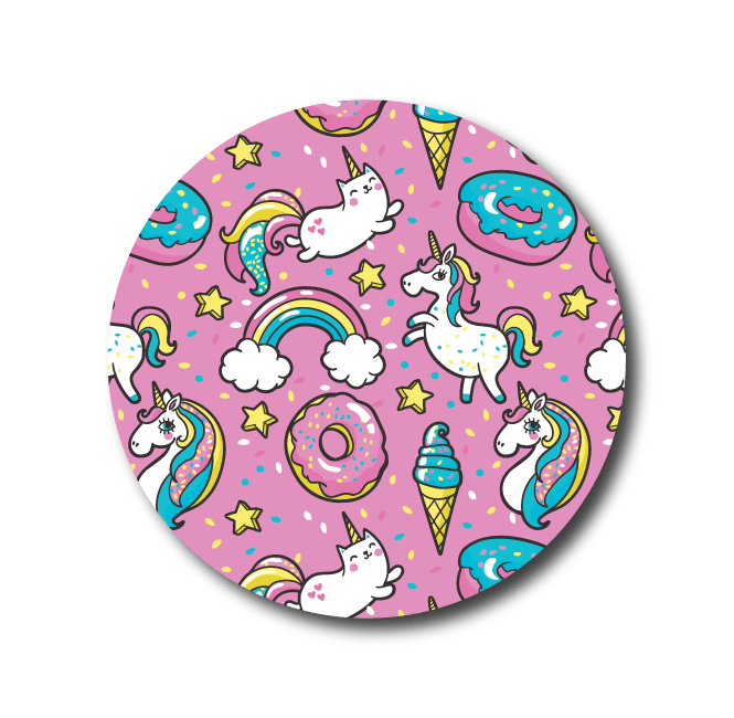Single Patch / Medtronic Instinct Pink Unicorns - Medtronic Instinct