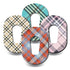 4-Pack (Set of 4 Patches) / G6 Plaid Pattern Variety Pack - Dexcom G6