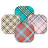 4-Pack (Set of 4 Patches) / G7 Cover-up Plaid Pattern Variety Pack - Dexcom G7 and Stelo Cover-up