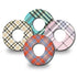 Set of 4 Patches / Infusion Set Plaid Pattern Variety Pack - Infusion Set