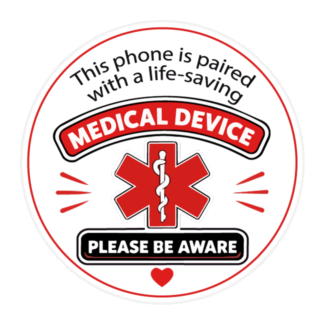 Vinyl Sticker / Not intended for direct skin contact Please Be Aware Vinyl Stikers