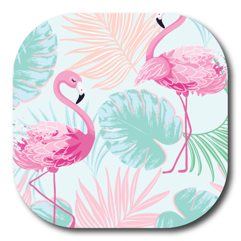 Single Patch / G7 Coverup Prancing Flamingo - Dexcom G7 and Stelo Cover-up
