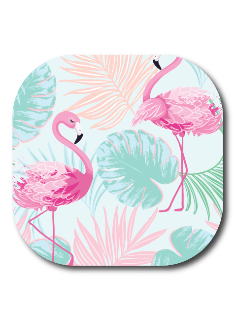 Single Patch / G7 Coverup Prancing Flamingo - Dexcom G7 and Stelo Cover-up