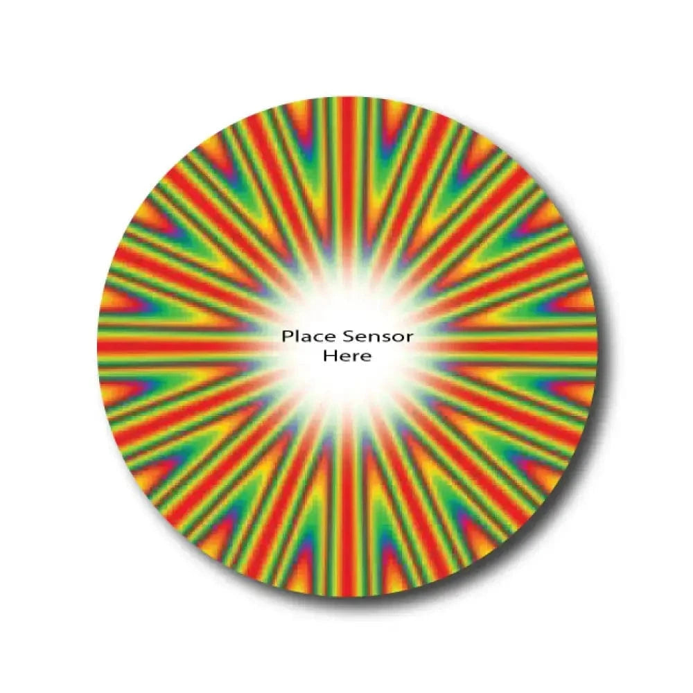 Single Patch / G7 Psychedelic Underlay Patch for Sensitive Skin - Dexcom G7 and Stelo