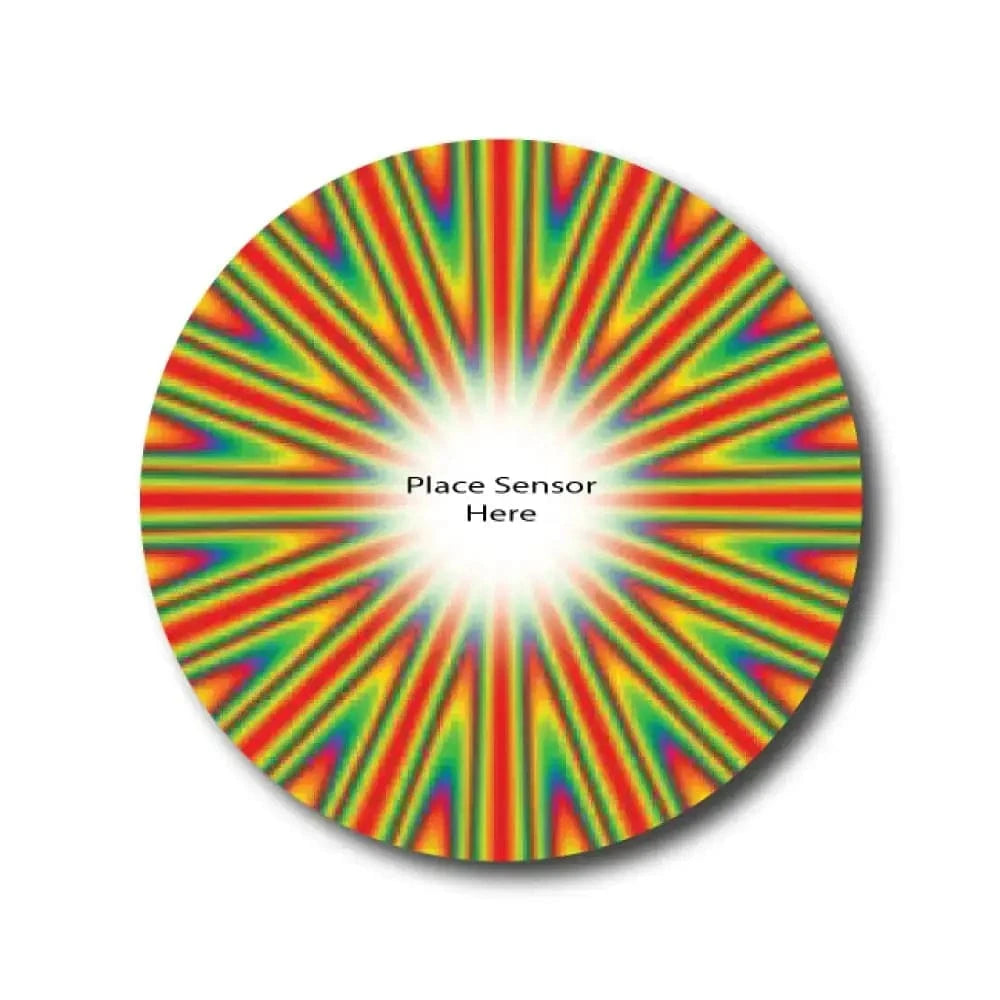 Single Patch / Libre 3 Psychedelic Underlay Patch for Sensitive Skin - Libre 3