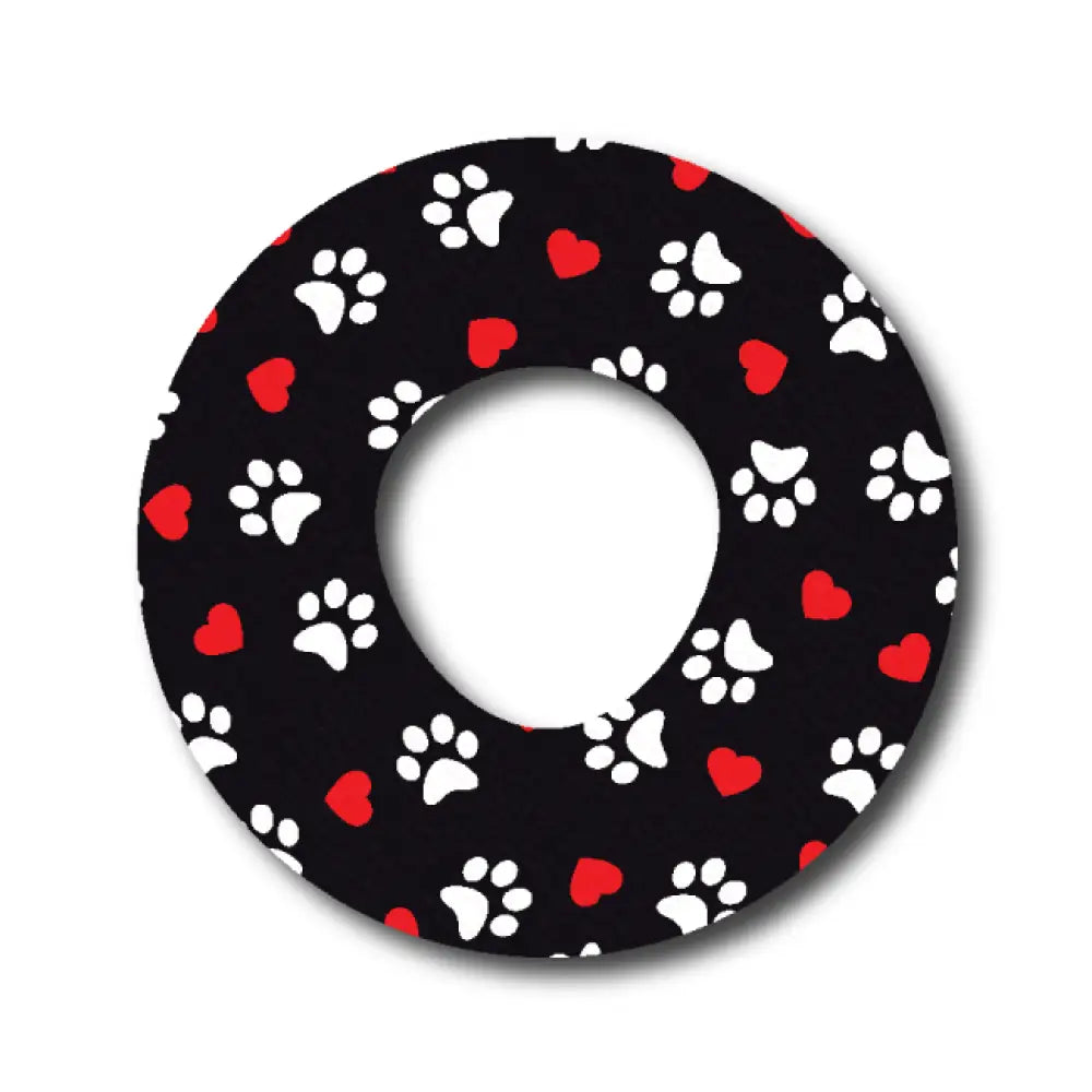Puppy Love In Black - Infusion Set Single Patch