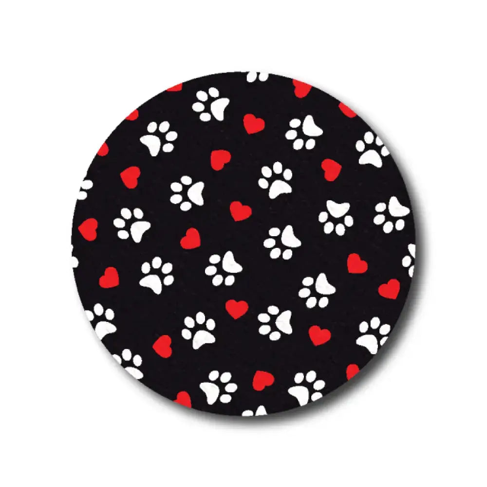 Puppy Love In Black - Libre 3 Single Patch