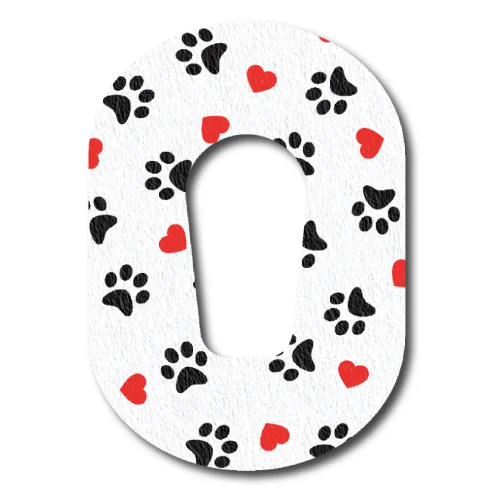 Puppy Love In White - Dexcom G6 Single Patch