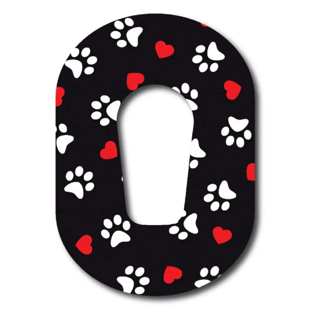 Single Patch / G6 Puppy Love in Black - Dexcom G6