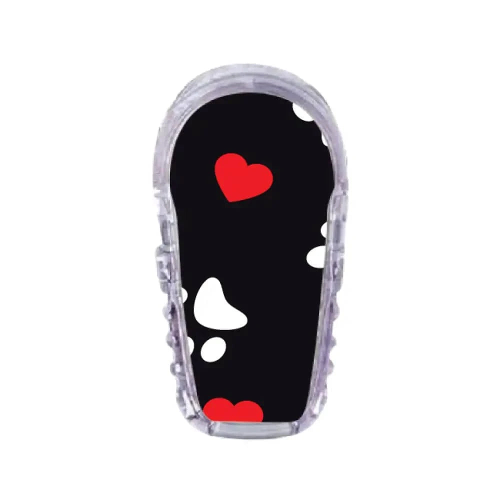 Single Topper / G6 Topper Puppy Love in Black - Dexcom G6 Topper