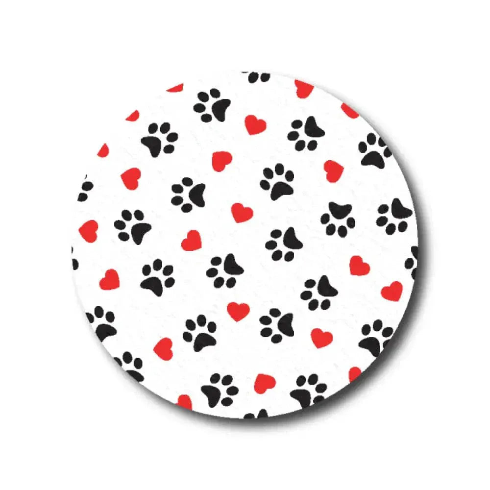 Single Patch / Medtronic-Instanct Puppy Love in White - Medtronic Instanct