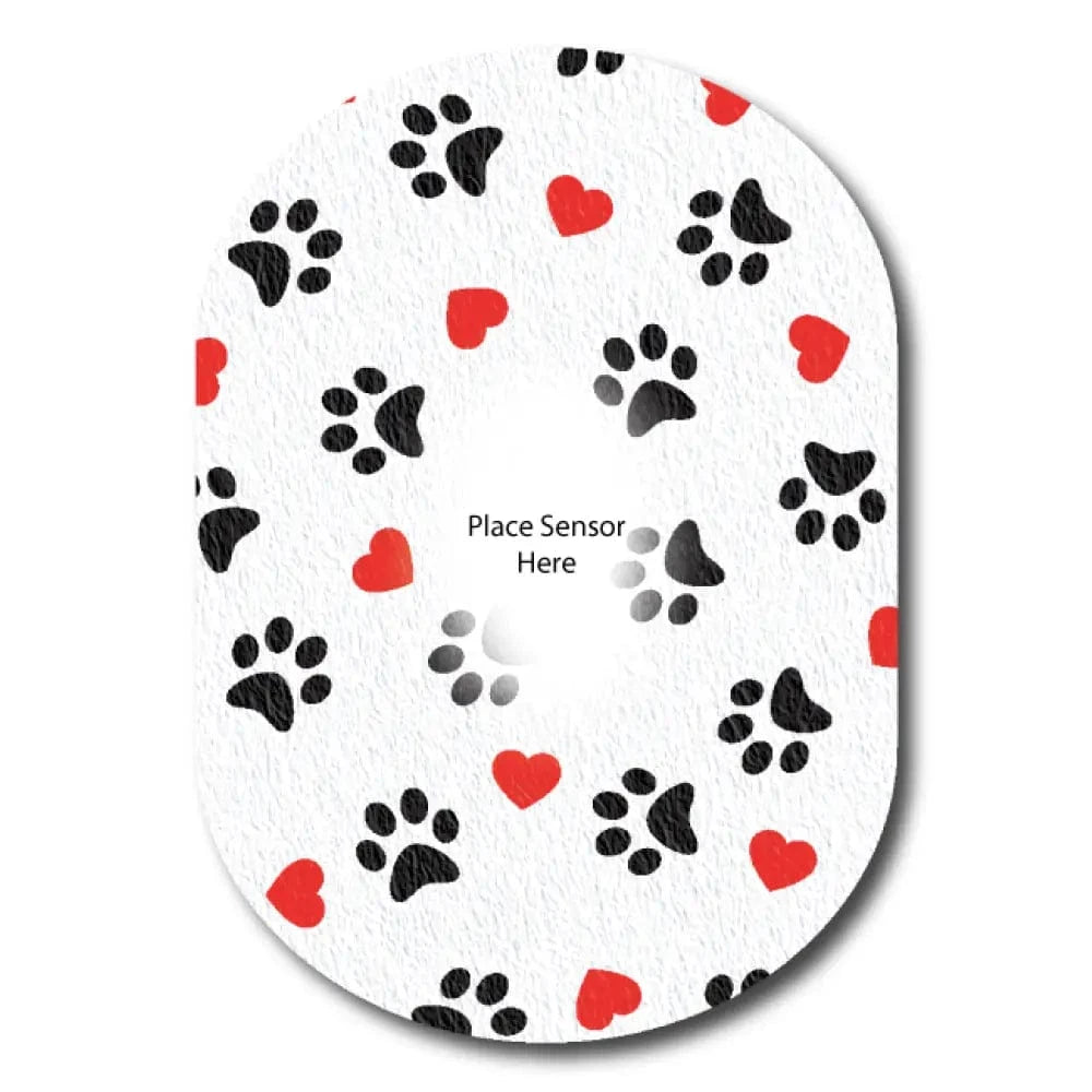 Single Patch / G6 Puppy Love Underlay Patch for Sensitive Skin - Dexcom G6