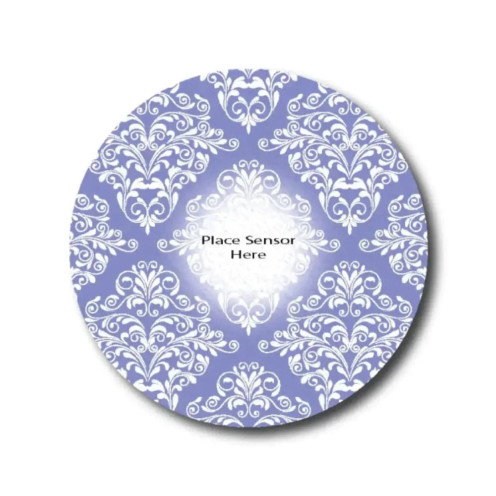 Single Patch / Libre 3 Purple Lace Underlay Patch for Sensitive Skin - Libre 3