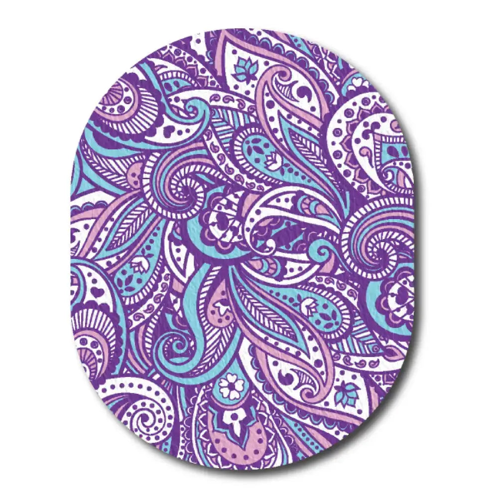 Purple Paisley - Guardian Single Patch