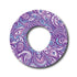 Single Patch / Infusion Set Purple Paisley - Infusion Set