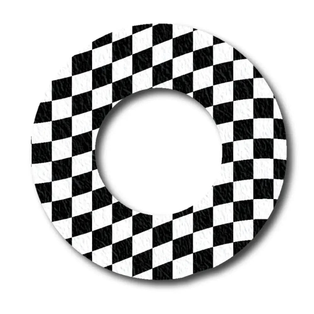 Single Patch / Libre 2 Race Flags All Over - Libre 2 and Lingo