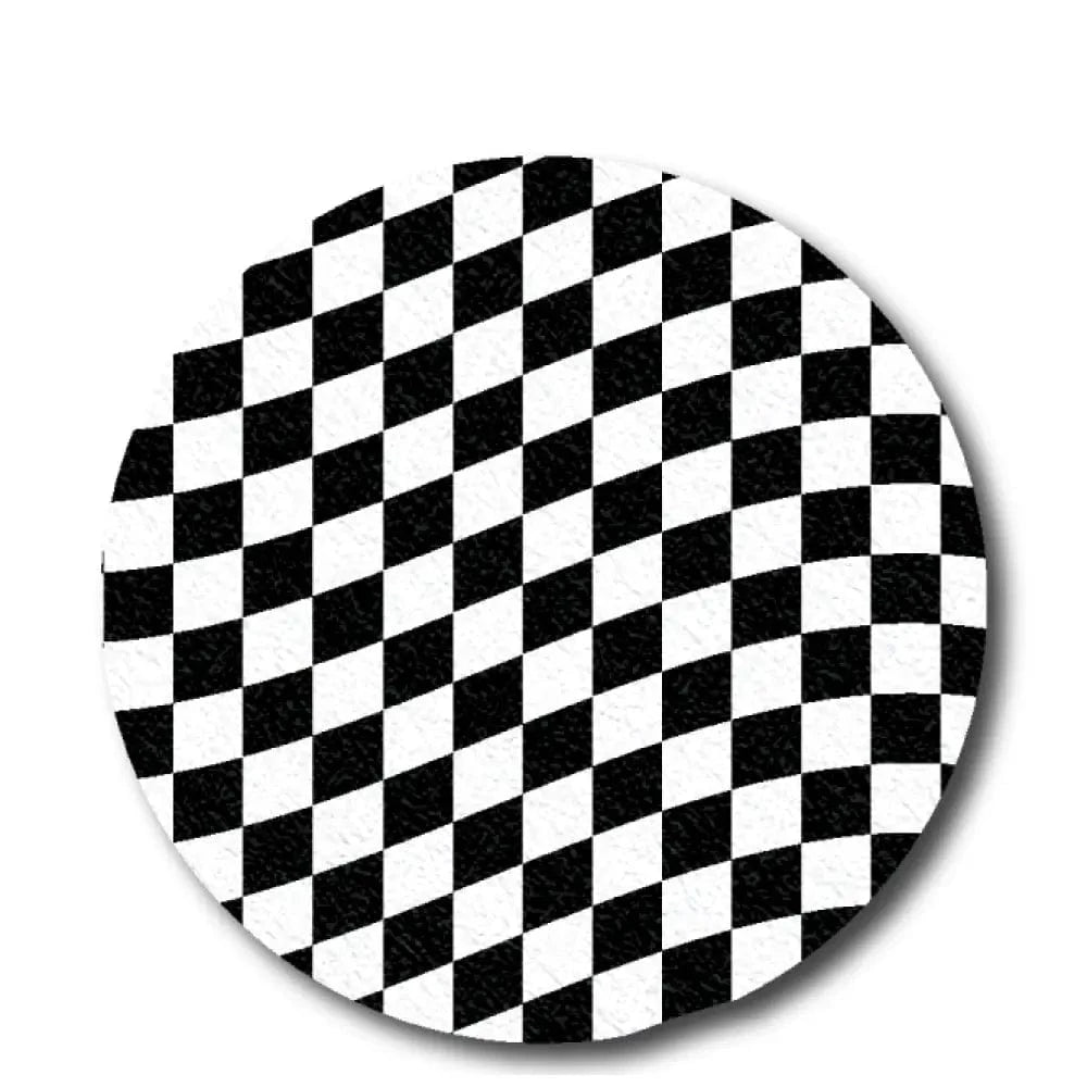 Single Patch / Libre 2 Cover-up Race Flags All Over - Libre 2 and Lingo Cover-up