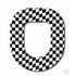 Single Patch / Omnipod Race Flags All Over - Omnipod