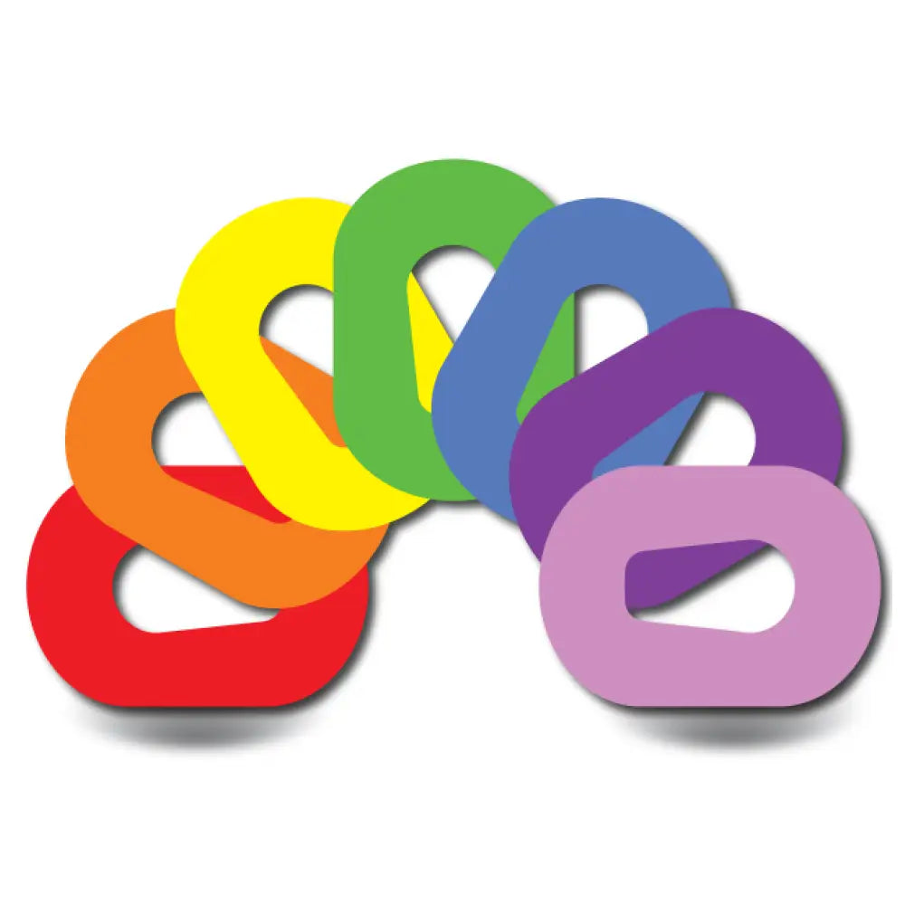 Rainbow Colors Variety Pack - Dexcom G6 - 7