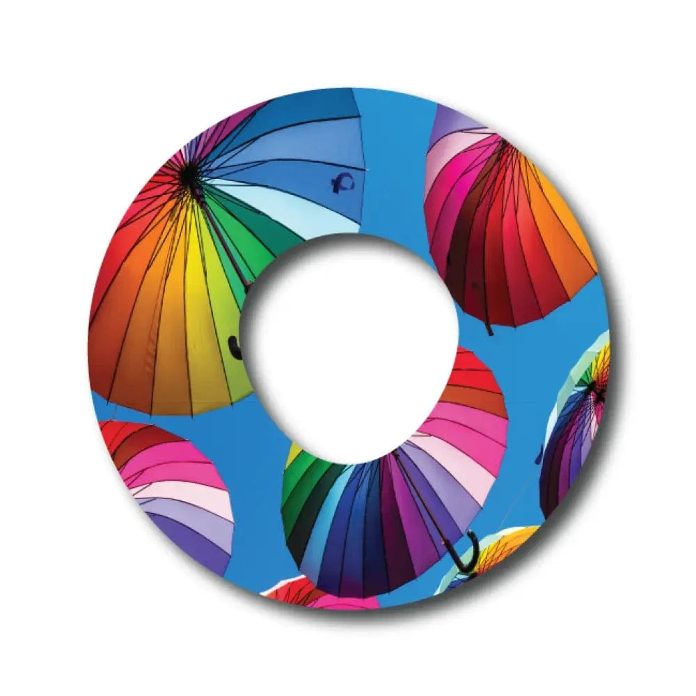 Single Patch / Infusion Set Rainbow Umbrella - Infusion Set