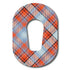 Single Patch / G6 Red Plaid Pattern - Dexcom G6