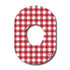 Single Patch / G7 Red Plaid Pattern - Dexcom G7 and Stelo