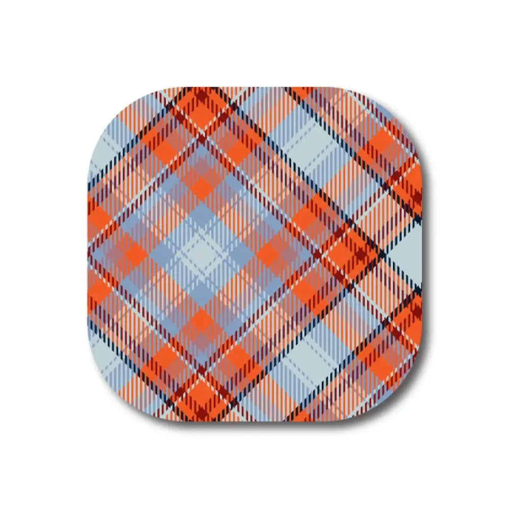 Single Patch / G7 Cover-up Red Plaid Pattern - Dexcom G7 and Stelo Cover-up