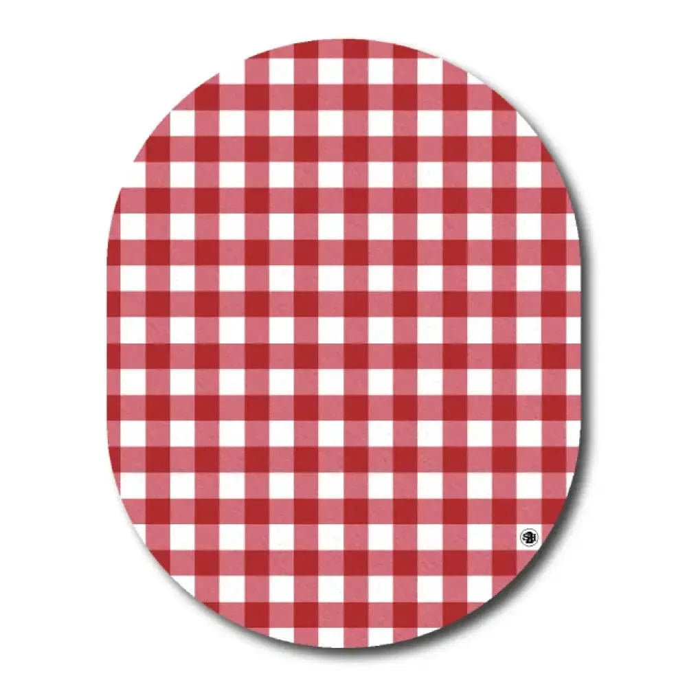 Single Patch / Guardian Red Plaid Pattern - Guardian