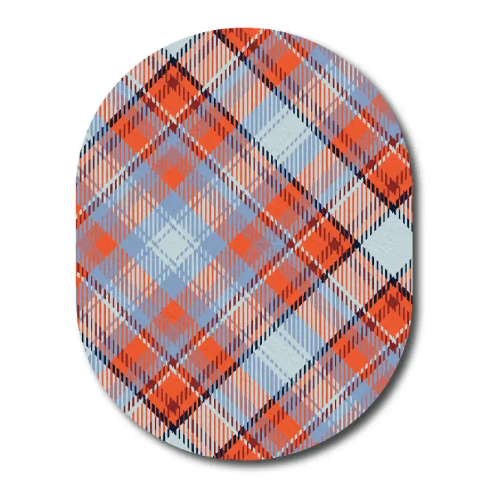 Red Plaid Pattern - Guardian Single Patch
