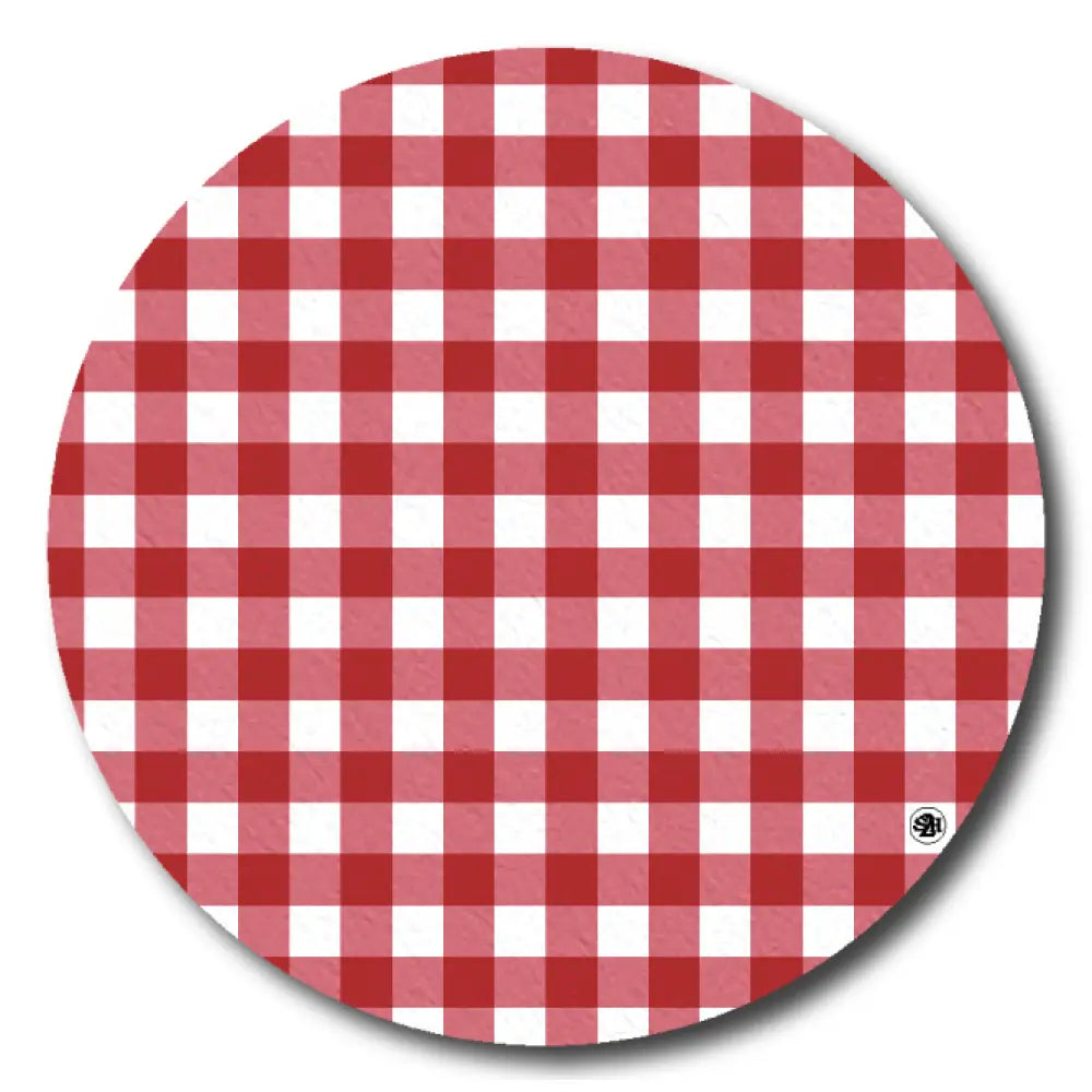 Red Plaid Pattern - Libre 2 Cover-up Single Patch