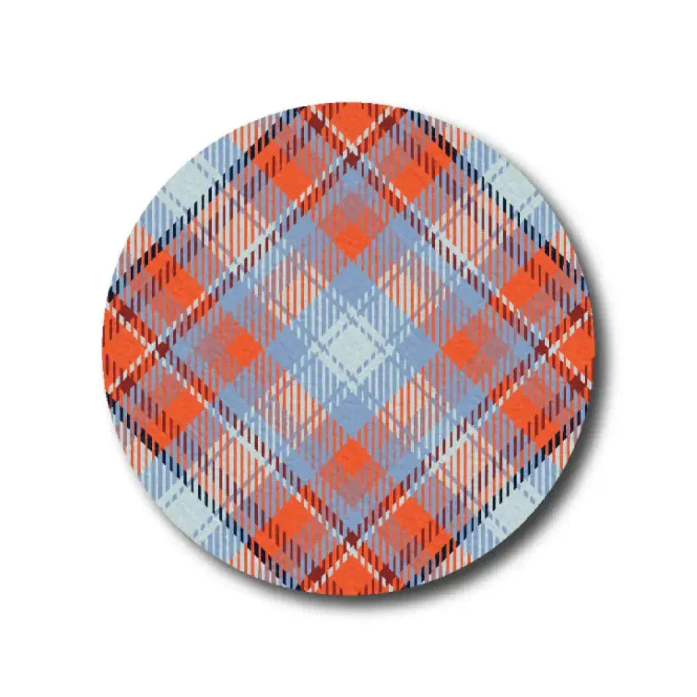 Single Patch / Medtronic-Instanct Red Plaid Pattern - Medtronic Instanct