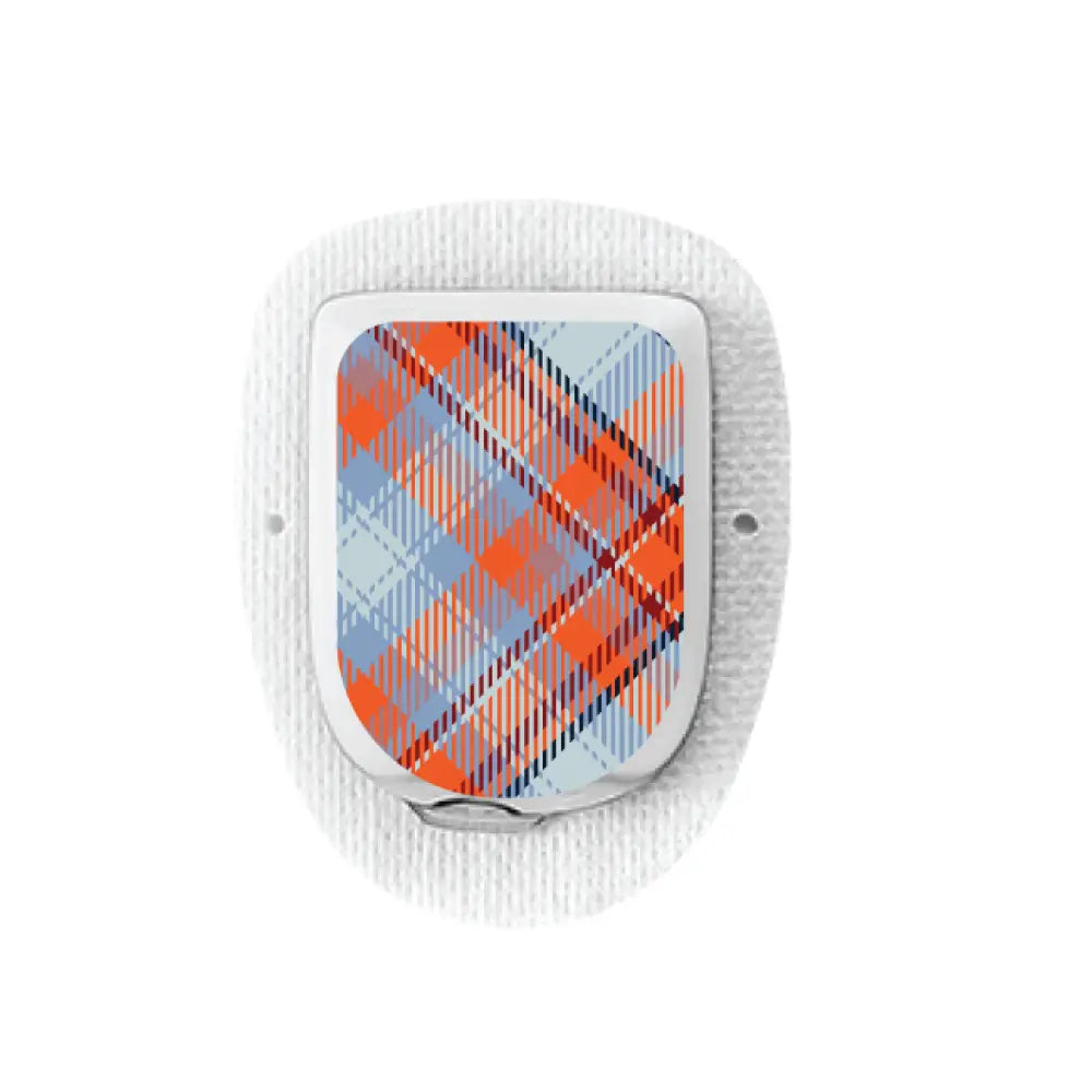 Red Plaid Topper - Omnipod Single