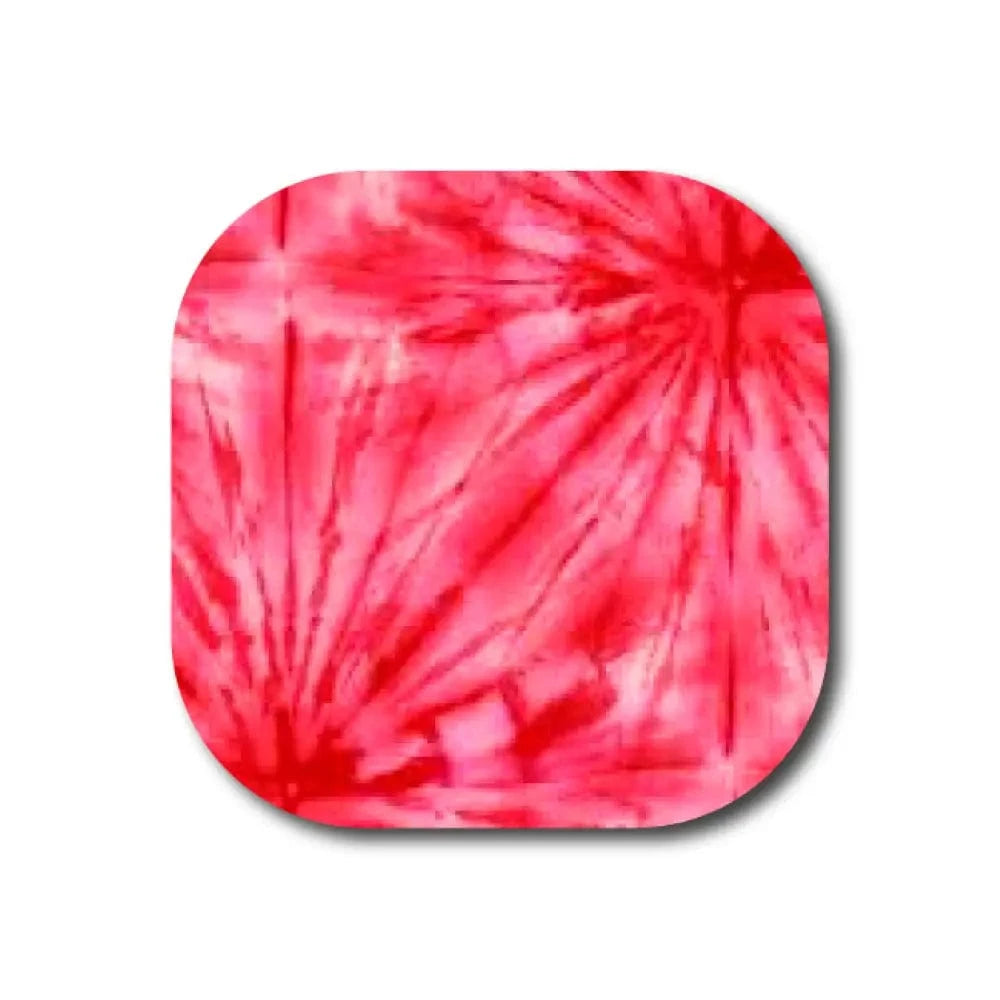 Single Patch / G7 Cover-up Red Tie-dye - Dexcom G7 and Stelo Cover-up