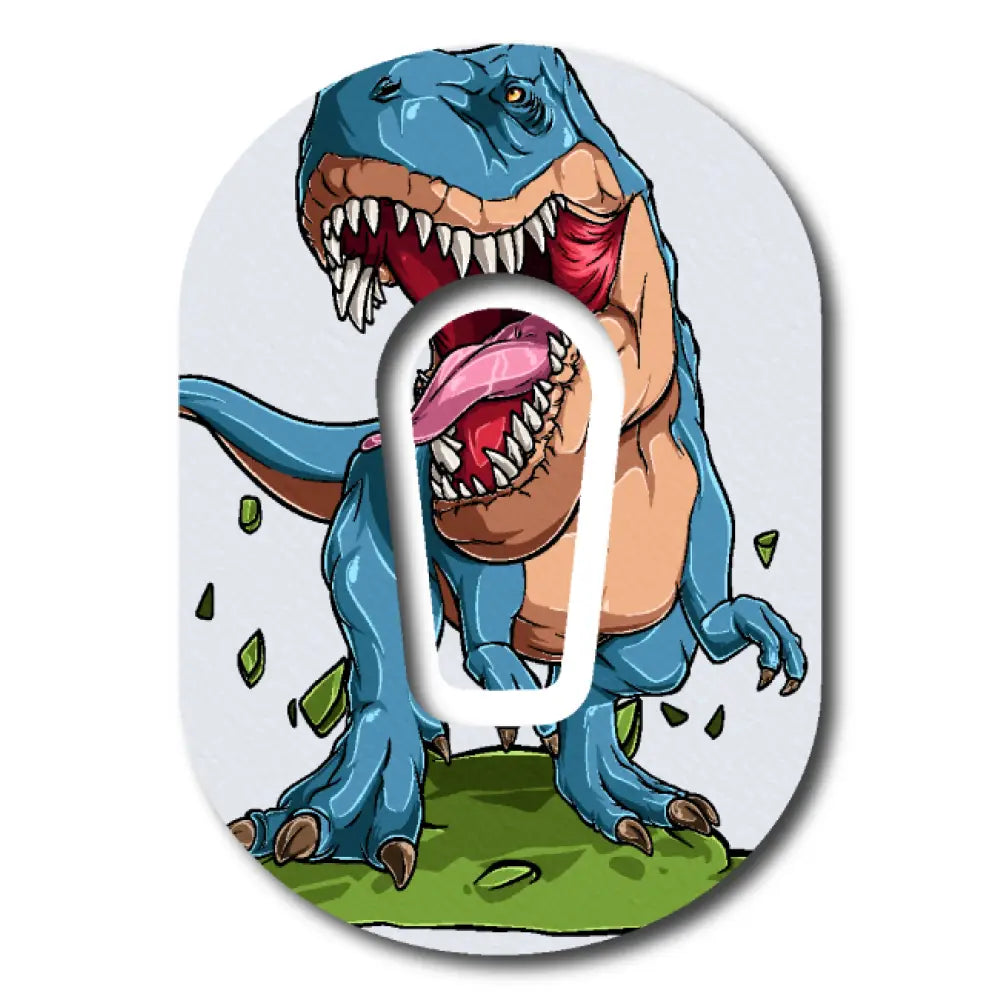 Rex The Dinosaur With Topper - Dexcom G6 Single Patch