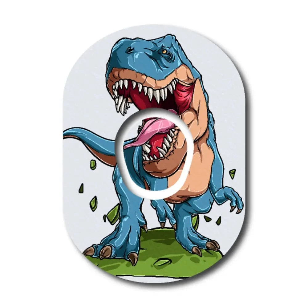 Single Patch / G7 Rex the Dinosaur with Topper - Dexcom G7 and Stelo