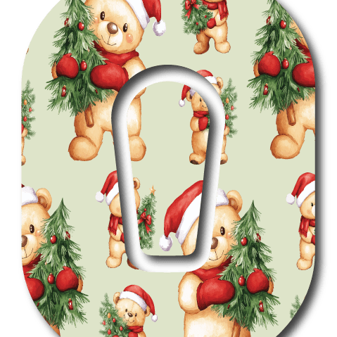 Single Patch / G6 Santa Bear - Dexcom G6