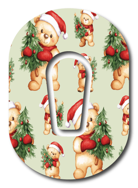Single Patch / G6 Santa Bear - Dexcom G6
