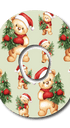 Single Patch / G7 Santa Bear - Dexcom G7 and Stelo