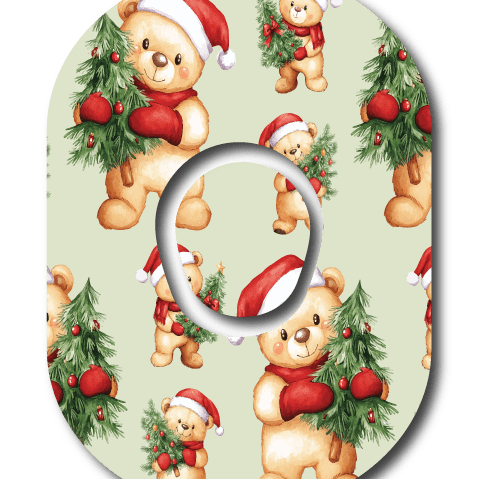 Single Patch / G7 Santa Bear - Dexcom G7 and Stelo