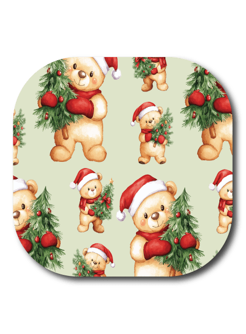 Single Patch / G7 Cover-up Santa Bear - Dexcom G7 and Stelo Cover-up
