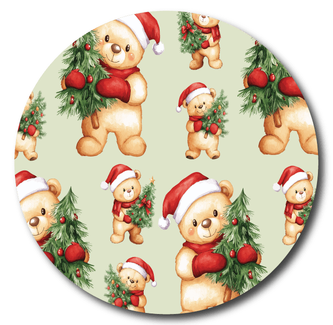 Single Patch / Libre 2 Cover-up Santa Bear - Libre 2 and Lingo Cover-up