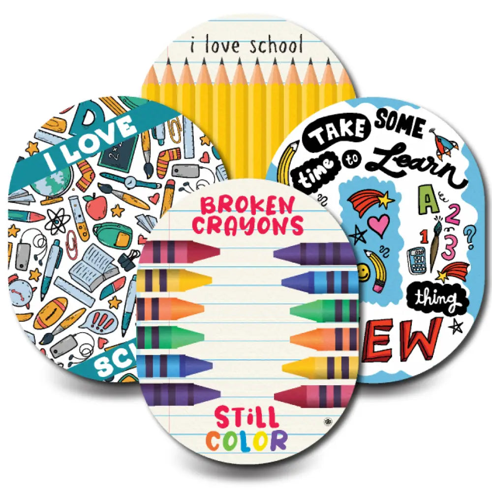 School Supplies Variety Pack - Guardian 4-Pack (Set of 4 Patches)
