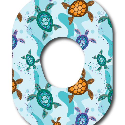 Single Patch / G7 Sea Turtles - Dexcom G7 and Stelo