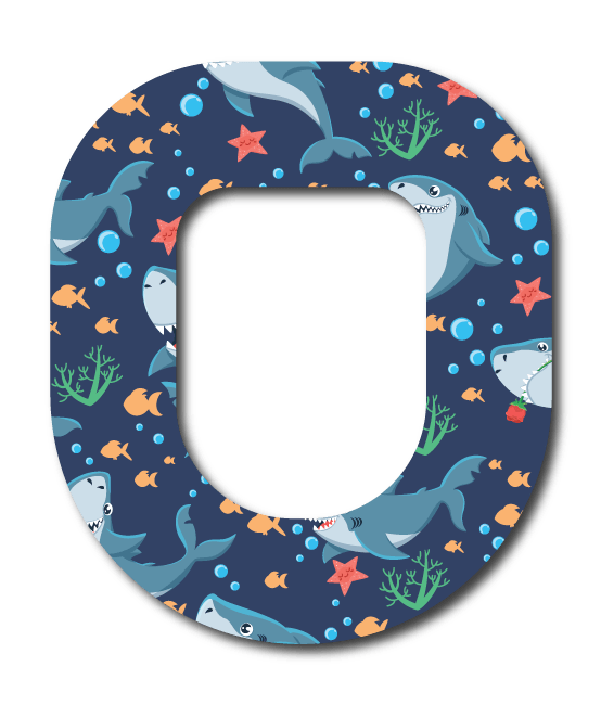 Single Patch / Omnipod Shark Attack - Omnipod