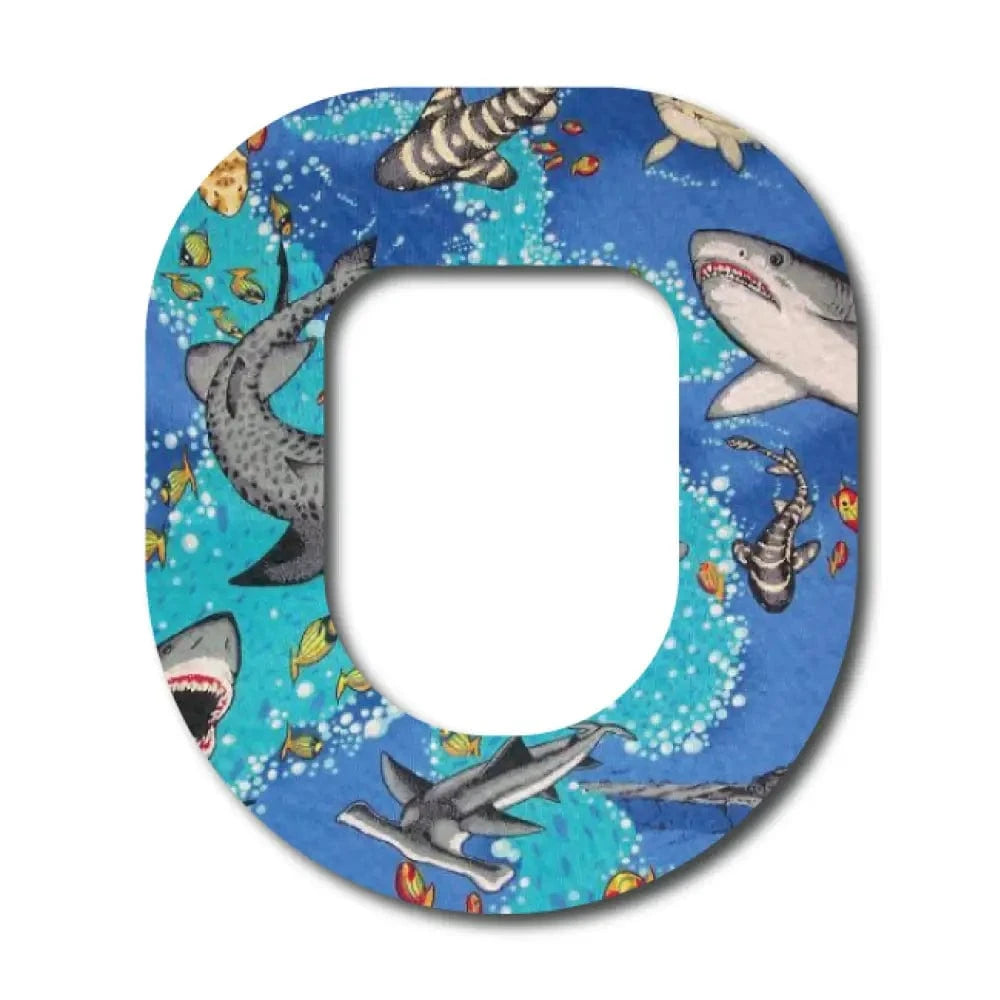Single Patch / Omnipod Shark Bites - Omnipod