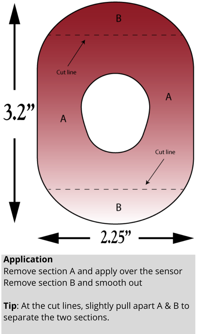 Sienna Skin Tone - Dexcom G7 and Stelo Single Patch