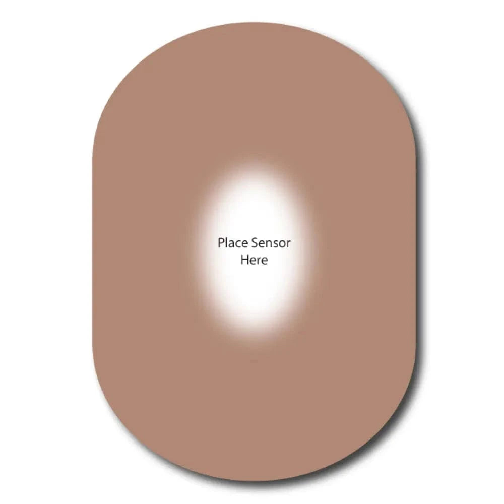 Single Patch / G6 Sienna Skin Tone Underlay Patch for Sensitive Skin - Dexcom G6